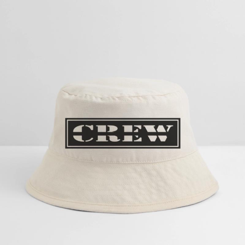 Crew design in patch format Stanley/Stella Recycled Bucket Hat
