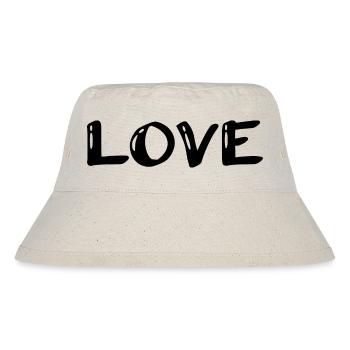 HERZ. PAAR. ICH HABE GERADE GEHEIRATET. Junggesellinnenabschied. VALENTINSTAG. - Stanley/Stella recycelter Bucket Hat - Naturweiß - Vorne