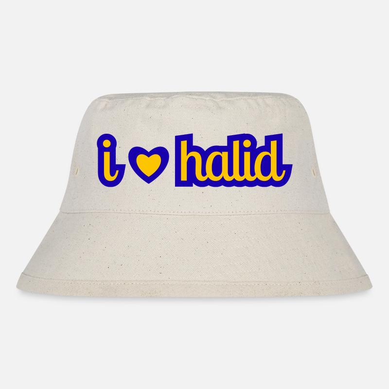 I love Halid (Bešlić) - Stanley/Stella Recycled Bucket Hat - natural