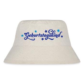 Geburtstagskind - Stanley/Stella recycelter Bucket Hat - Naturweiß - Vorne