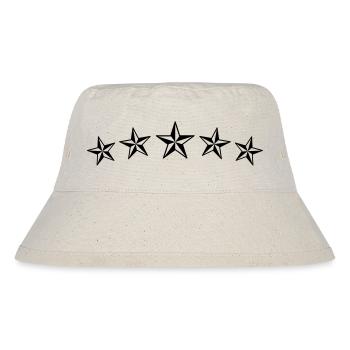 tattoo stars - Stanley/Stella Recycled Bucket Hat - natural - Front