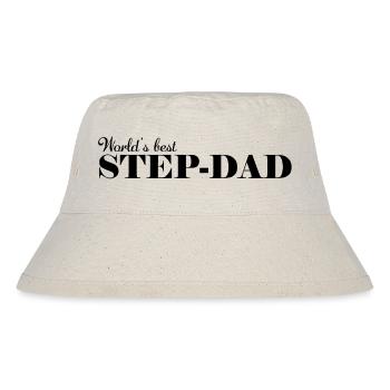 Best stepfather in the world - Stanley/Stella Recycled Bucket Hat - natural - Front