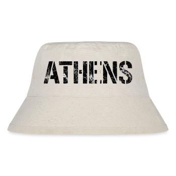 Athen - Stanley/Stella recycelter Bucket Hat - Naturweiß - Vorne