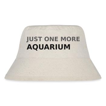 Nur noch ein Aquarium - Stanley/Stella recycelter Bucket Hat - Naturweiß - Vorne