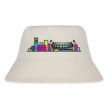 Wolverhampton City Skyline St Peter's Line Art - Stanley/Stella Recycled Bucket Hat - natural - Front