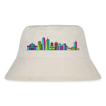 Art de la pagode à un pilier de la skyline de la ville de Hanoï - Bob recyclé Stanley/Stella - blanc naturel - Devant
