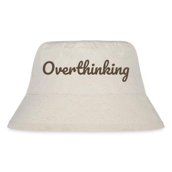 Überdenken Kalligrafie-Design - Stanley/Stella recycelter Bucket Hat - Naturweiß - Vorne