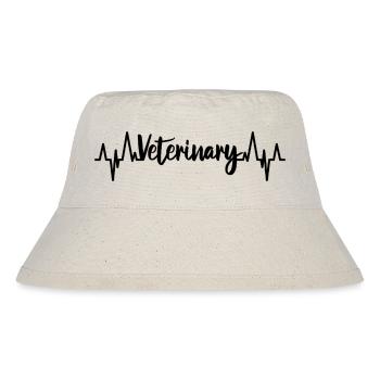 Veterinär Pulsschlag - Stanley/Stella recycelter Bucket Hat - Naturweiß - Vorne