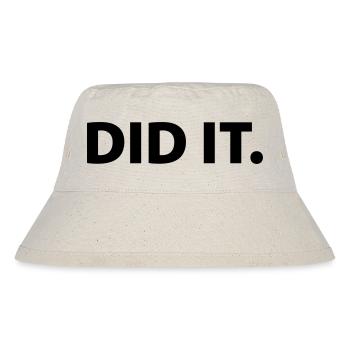 Did it - Stanley/Stella Recycled Bucket Hat - natural - Front