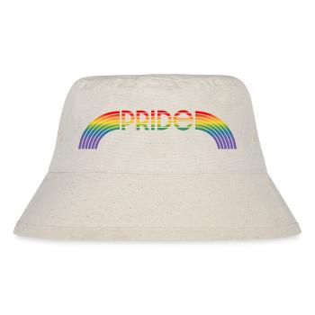 lgbtqi pride rainbow LGBT lgbtqi queer - Stanley/Stella Recycled Bucket Hat - natural - Front