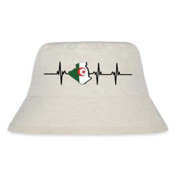 Heartbeat Algeria - Stanley/Stella Recycled Bucket Hat - natural - Front