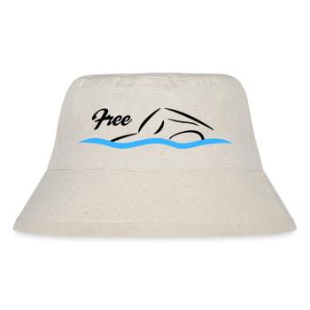 Freestyle Swimming - Stanley/Stella Recycled Bucket Hat - natural - Front