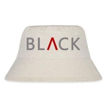 BLACK mit Stil - Stanley/Stella recycelter Bucket Hat - Naturweiß - Vorne