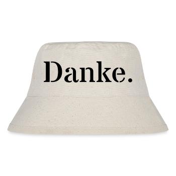 Danke - Stanley/Stella recycelter Bucket Hat - Naturweiß - Vorne