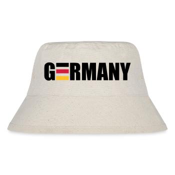 Germany | Deutschland | Flag | Flagge - Bob recyclé Stanley/Stella - blanc naturel - Devant