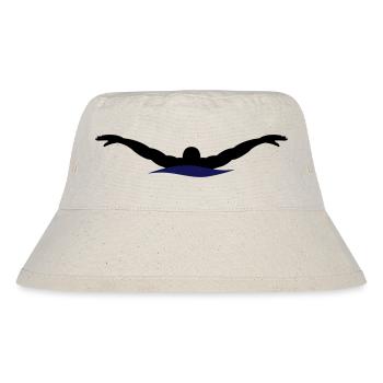 Schwimmen - Stanley/Stella recycelter Bucket Hat - Naturweiß - Vorne