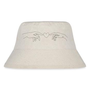 Love Michelangelo Fresko Valentinstag Romatik - Stanley/Stella recycelter Bucket Hat - Naturweiß - Vorne