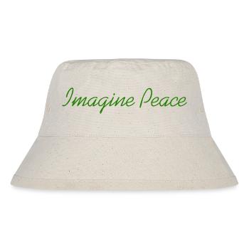 Imagine Peace - Stanley/Stella Recycled Bucket Hat - natural - Front
