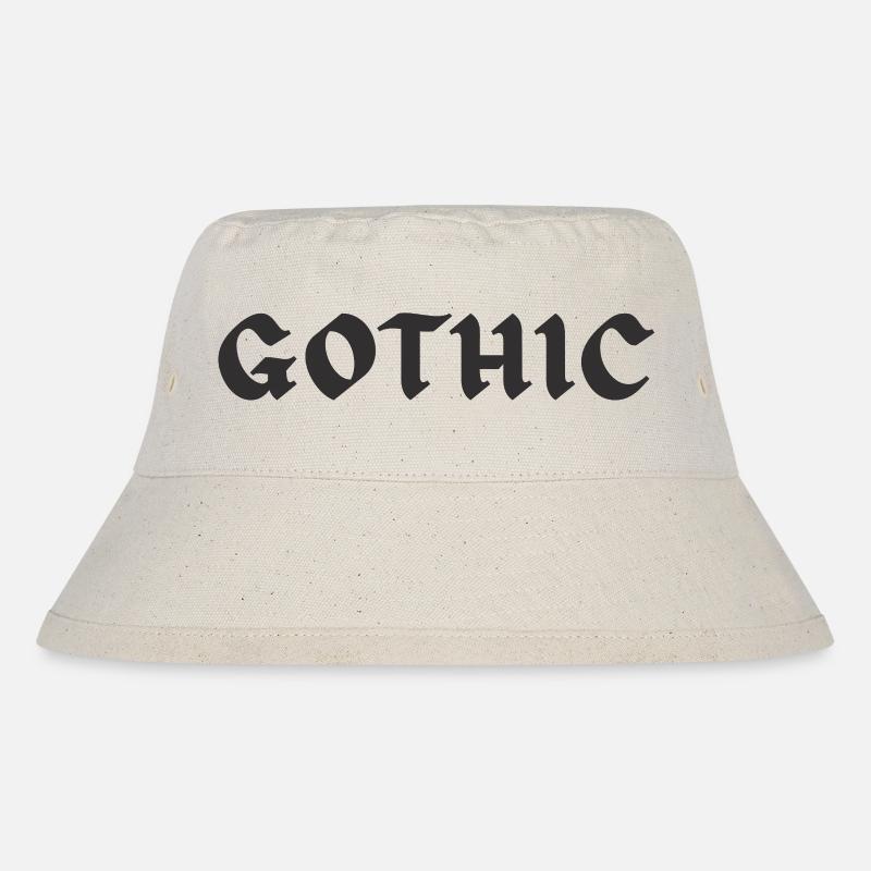 Gothic Black Edition - Stanley/Stella Recycled Bucket Hat - natural