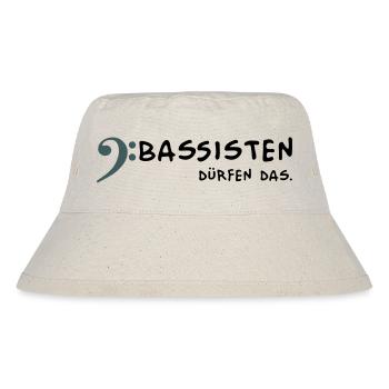Bassists are allowed to - Stanley/Stella Recycled Bucket Hat - natural - Front