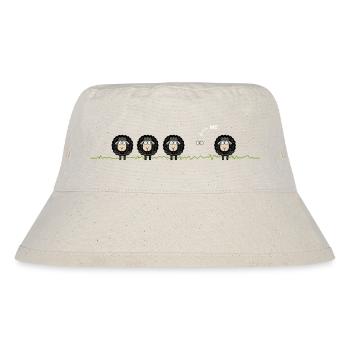 Mouton noir – Motif - Bob recyclé Stanley/Stella - blanc naturel - Devant