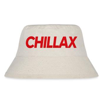 Chillax - Stanley/Stella recycelter Bucket Hat - Naturweiß - Vorne