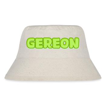 Gereon Neon Bubble Letters - Stanley/Stella Recycled Bucket Hat - natural - Front