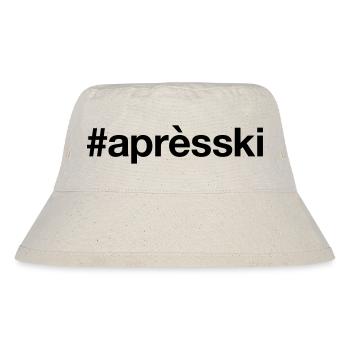 APRES-SKI Hashtag Skiing Slope - Stanley/Stella Recycled Bucket Hat - natural - Front