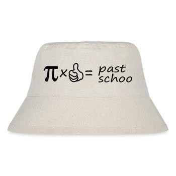 pi x Daumen = past schoo - Stanley/Stella recycelter Bucket Hat - Naturweiß - Vorne