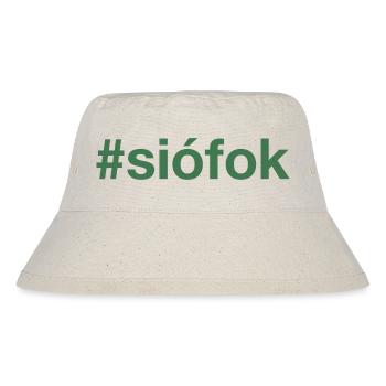 SIOFOK Hungary Ungarn Hashtag - Stanley/Stella recycelter Bucket Hat - Naturweiß - Vorne