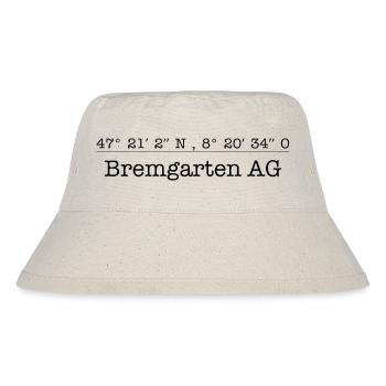 Bremgarten, Canton of Aargau, coordinates - Stanley/Stella Recycled Bucket Hat - natural - Front