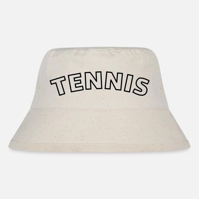 Tennis Geschenkidee - Stanley/Stella recycelter Bucket Hat - Naturweiß