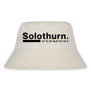 Solothurn coordinates Canton Switzerland - Stanley/Stella Recycled Bucket Hat - natural - Front