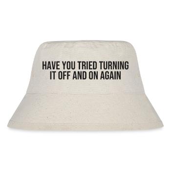IT Tech Support - Stanley/Stella Recycled Bucket Hat - natural - Front