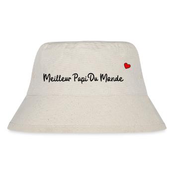 Meilleur papi du monde - Bob recyclé Stanley/Stella - blanc naturel - Devant
