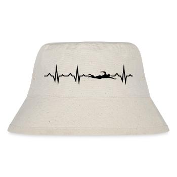 Swimming Water Sports Float Gift - Stanley/Stella Recycled Bucket Hat - natural - Front