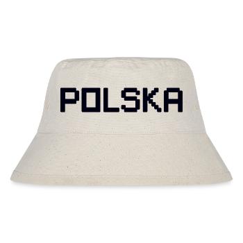 POLSKA Poland - Stanley/Stella recycelter Bucket Hat - Naturweiß - Vorne