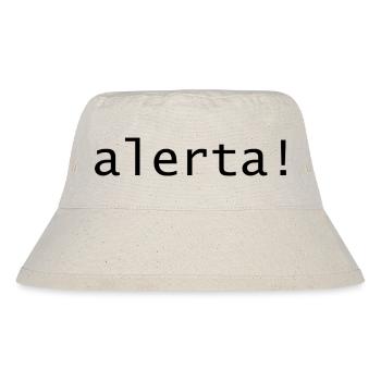 Alerta! - Stanley/Stella recycelter Bucket Hat - Naturweiß - Vorne