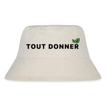 Tout_donner_ecologie - Stanley/Stella recycelter Bucket Hat - Naturweiß - Vorne
