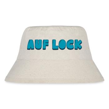 Auf Lock - Stanley/Stella recycelter Bucket Hat - Naturweiß - Vorne