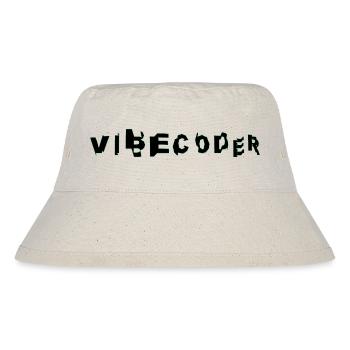 VibeCoder Glitch Neon - Stanley/Stella Recycled Bucket Hat - natural - Front