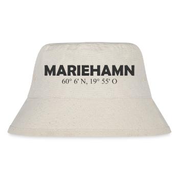 Mariehamn - Finland - Coordinates - Longitude - Stanley/Stella Recycled Bucket Hat - natural - Front