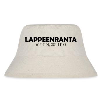 Lappeenranta - Finland - Coordinates Longitude - Stanley/Stella recycelter Bucket Hat - Naturweiß - Vorne