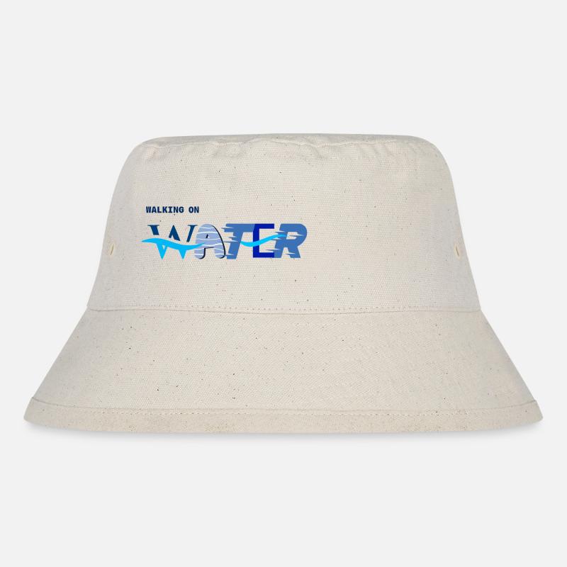 Walking on Water - Stanley/Stella recycelter Bucket Hat - Naturweiß