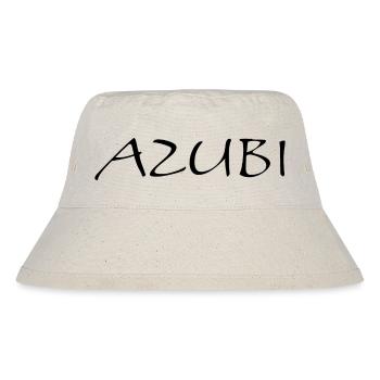 Azubi Tshirt 3 23 schwarz - Stanley/Stella recycelter Bucket Hat - Naturweiß - Vorne
