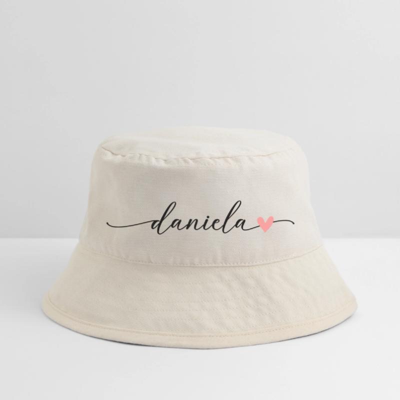 Daniela Last name First name Calligraphy Script Stanley/Stella Recycled Bucket Hat
