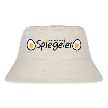 Spiegelei - Stanley/Stella recycelter Bucket Hat - Naturweiß - Vorne