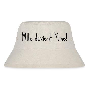 Mlle devient mme - Bob recyclé Stanley/Stella - blanc naturel - Devant