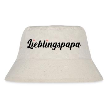 Vater Bester Papa - Stanley/Stella recycelter Bucket Hat - Naturweiß - Vorne