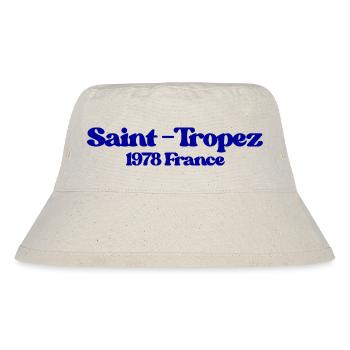 Saint Tropez - France - Cote d´Azur 1978 - Stanley/Stella recycelter Bucket Hat - Naturweiß - Vorne